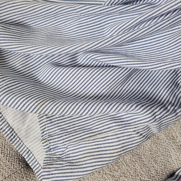 Japna Blue & white Striped wide leg eembrooired jumper Size Large - Picture 5 of 10